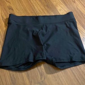 Black biker shorts